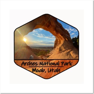 Sunrise in Arches National Park Posters and Art
